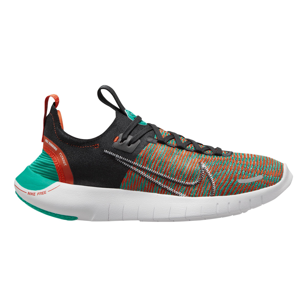 Nike Free Run Flyknit Next Nature But neutralny Kobiety - czerwony, turkus