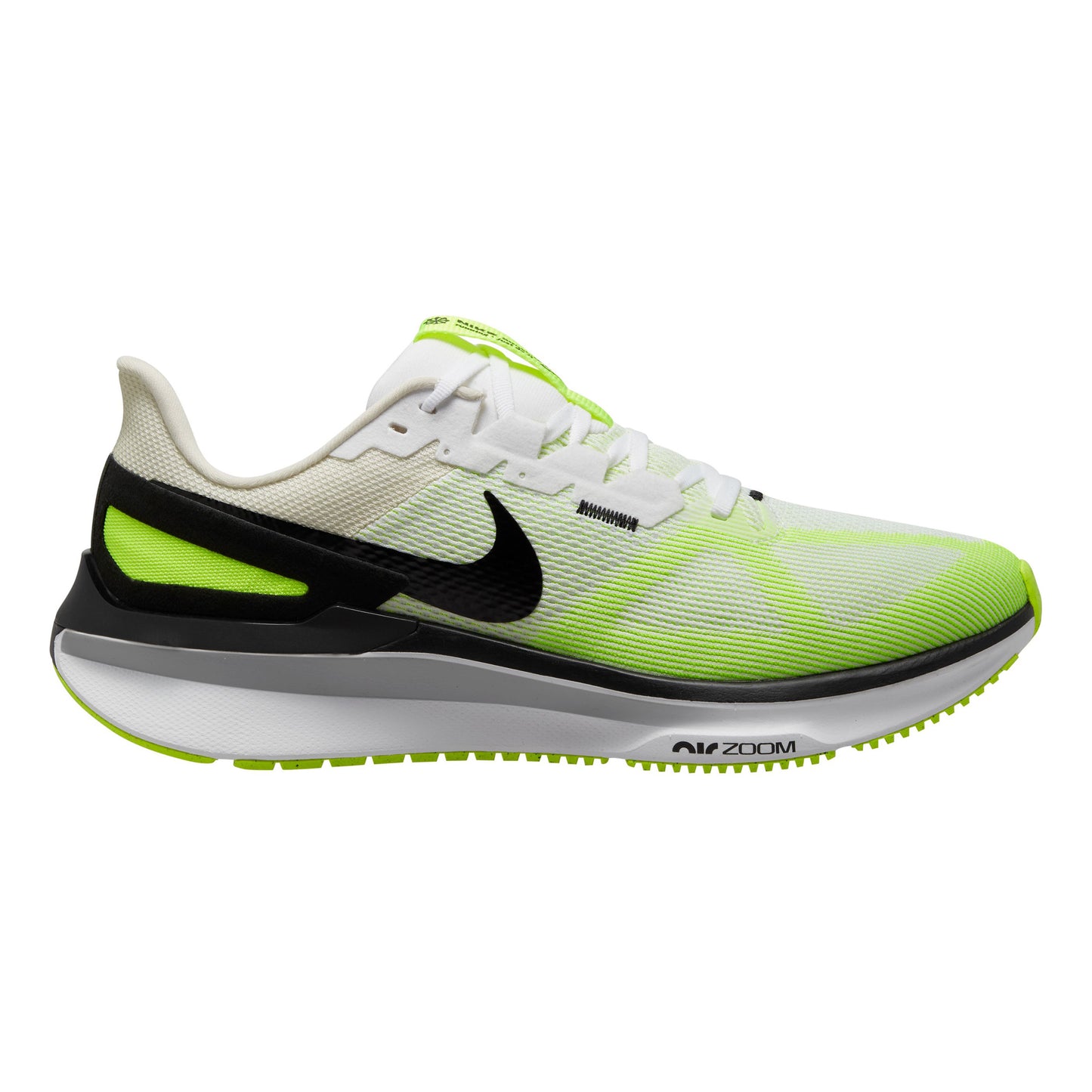 Nike Structure 25 But stabilizujący Mężczyźni - neonowy zielony, biały