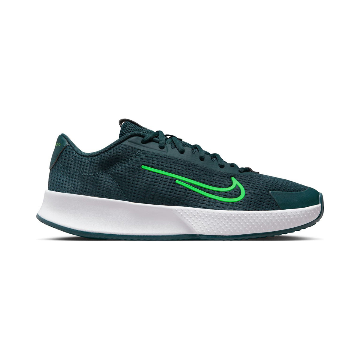 Nike Vapor Lite 2 buty do tenisa ziemnego Dzieci - ciemnozielony, neonowy zielony