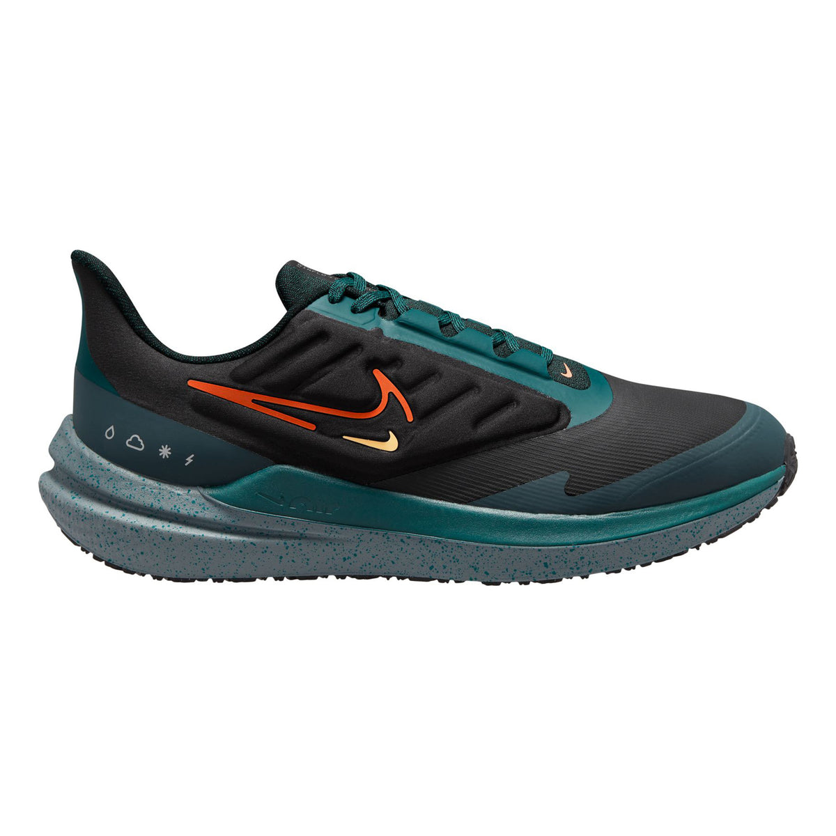 Nike Winflo 9 Shield But neutralny Mężczyźni - czarny, petrol