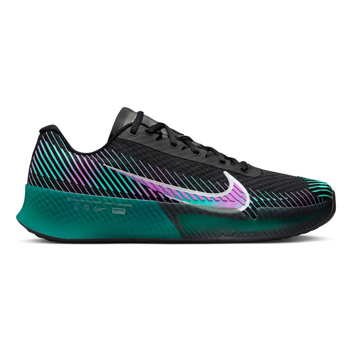 Nike Air Zoom Vapor 11 Premium buty do tenisa allcourt Mężczyźni - czarny, wielokolorowy