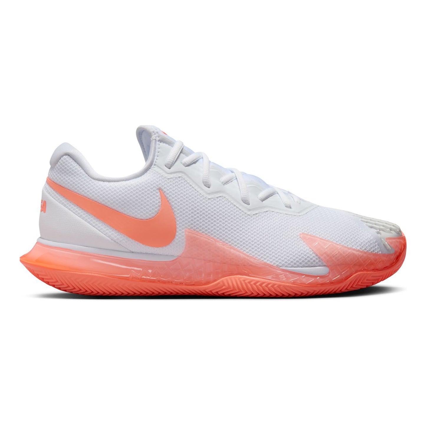 Nike Court Air Zoom Vapor Cage 4 Rafa buty do tenisa ziemnego Mężczyźni - biały, koral