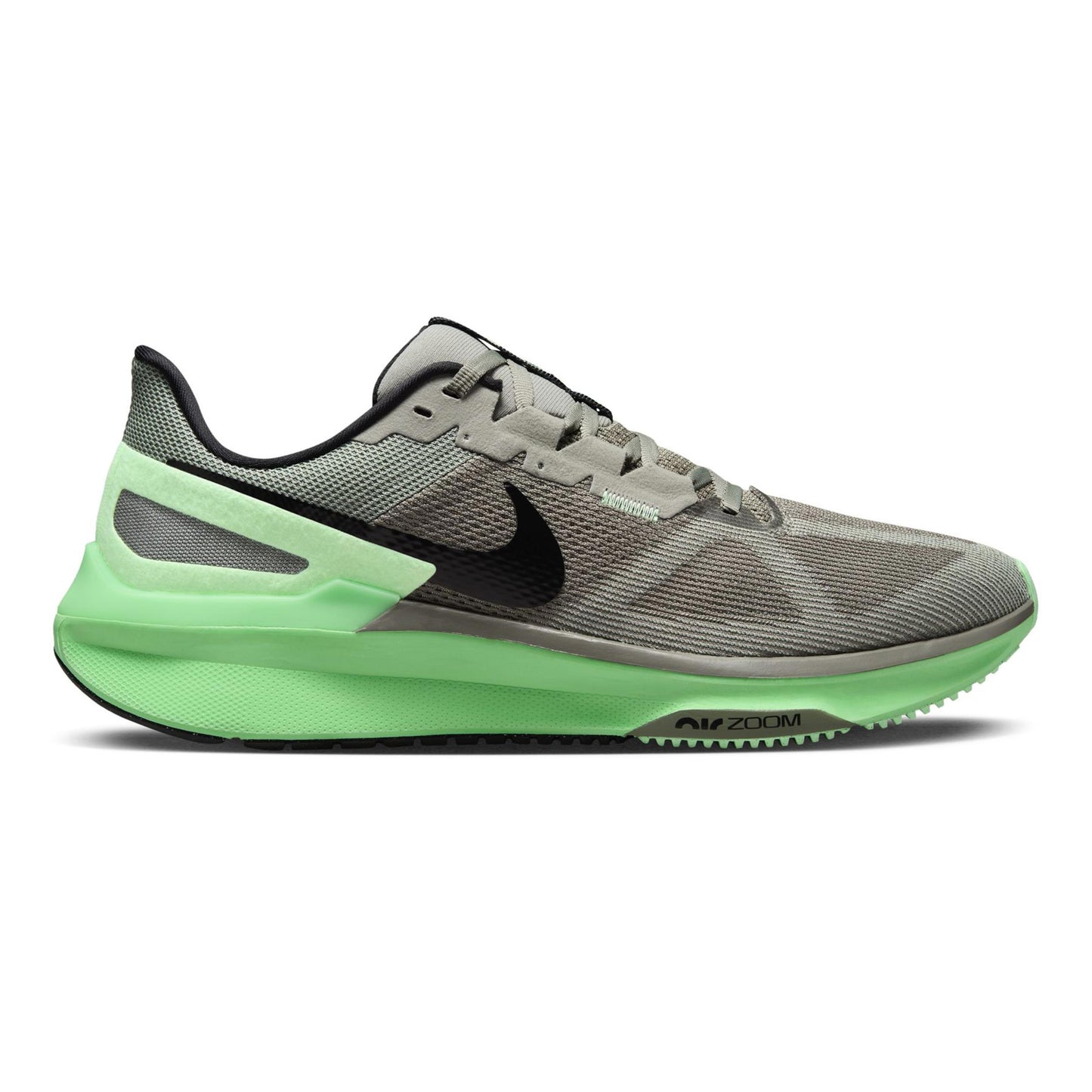 Nike Structure 25 But stabilizujący Mężczyźni - oliwka, neonowy zielony