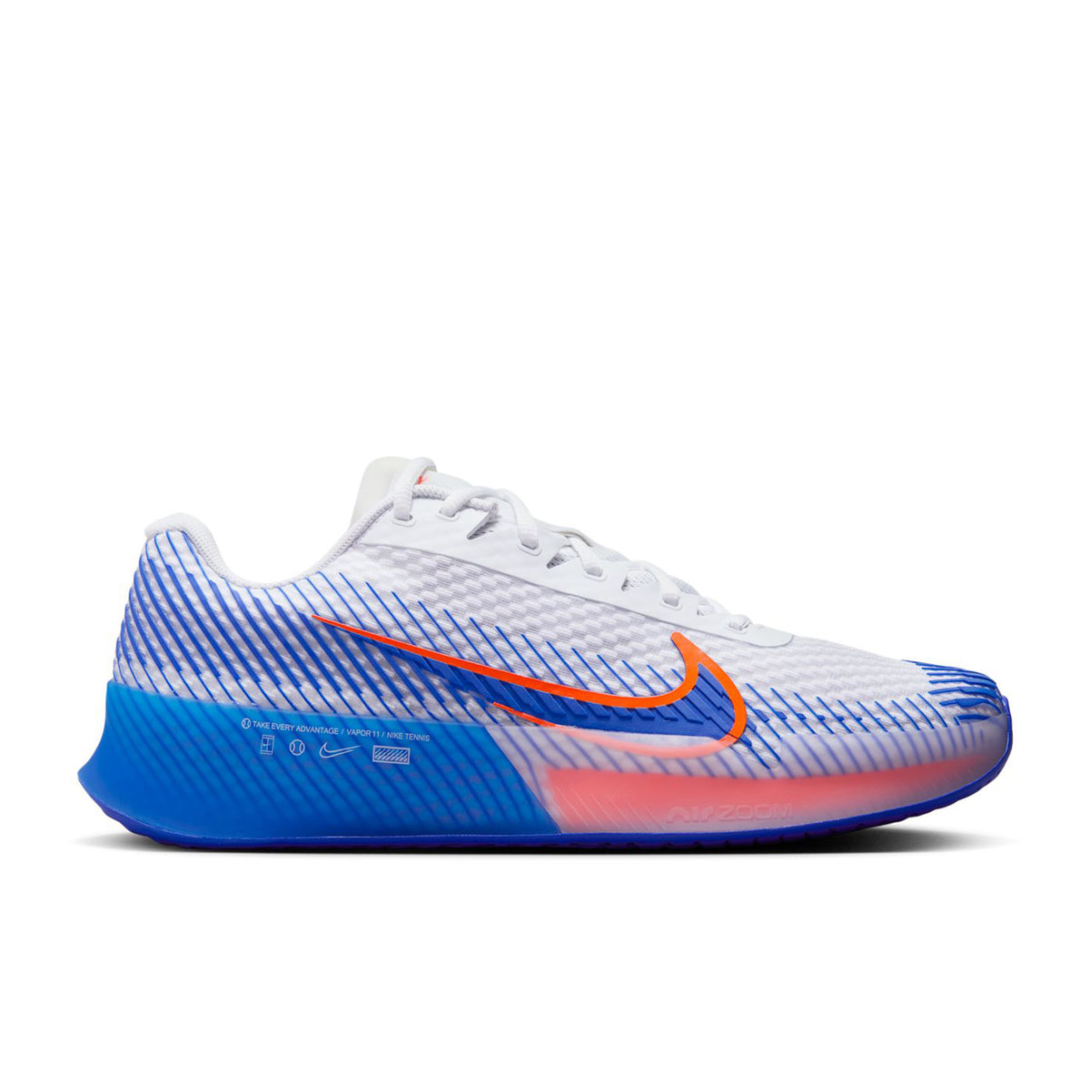 Nike Air Zoom Vapor 11 buty do tenisa allcourt Mężczyźni - biały, niebieski