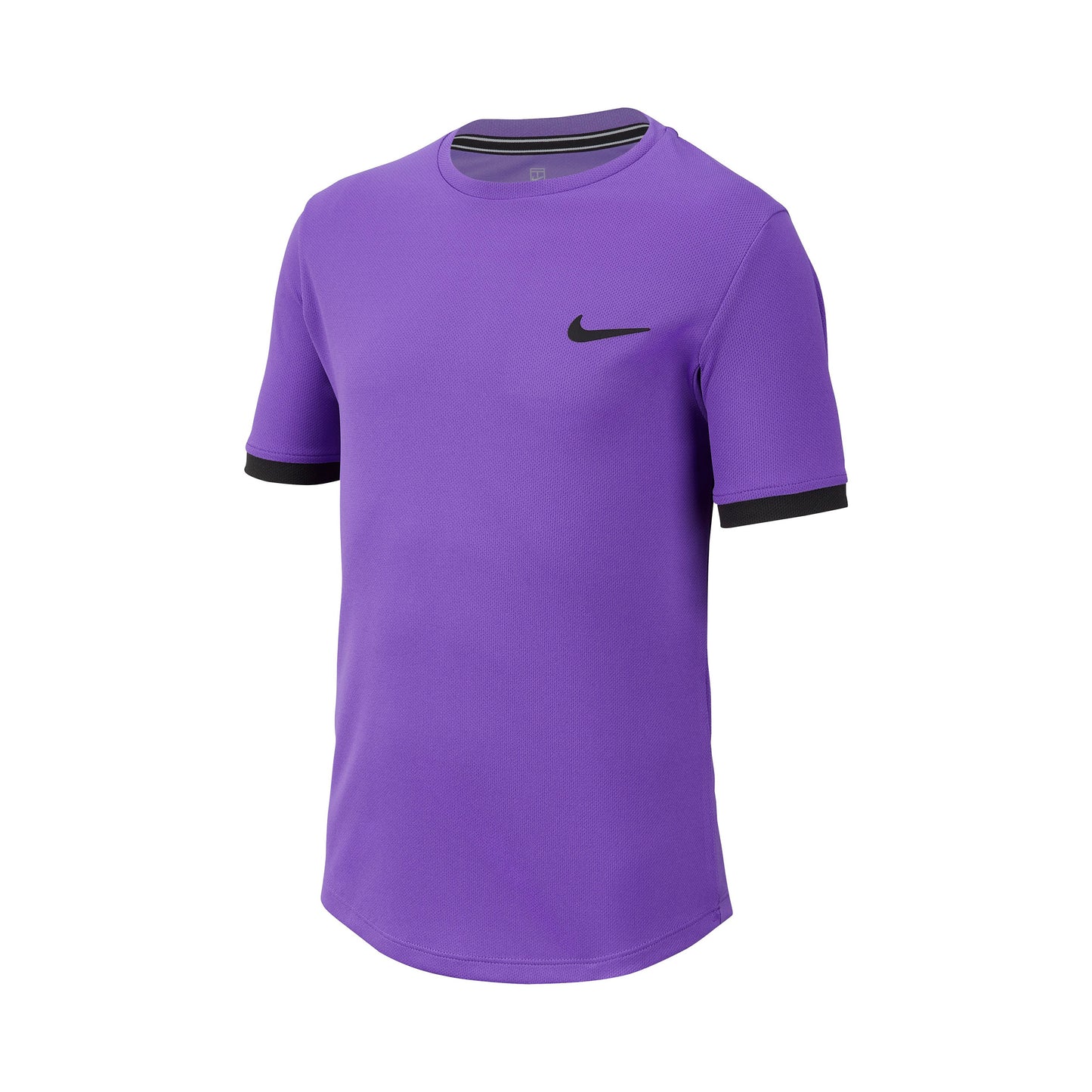 Nike Court Dry Koszulka Chłopcy - fioletowy, czarny