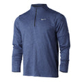 Dri-Fit Element Half-Zip Top do biegania Mężczyźni - niebieski,