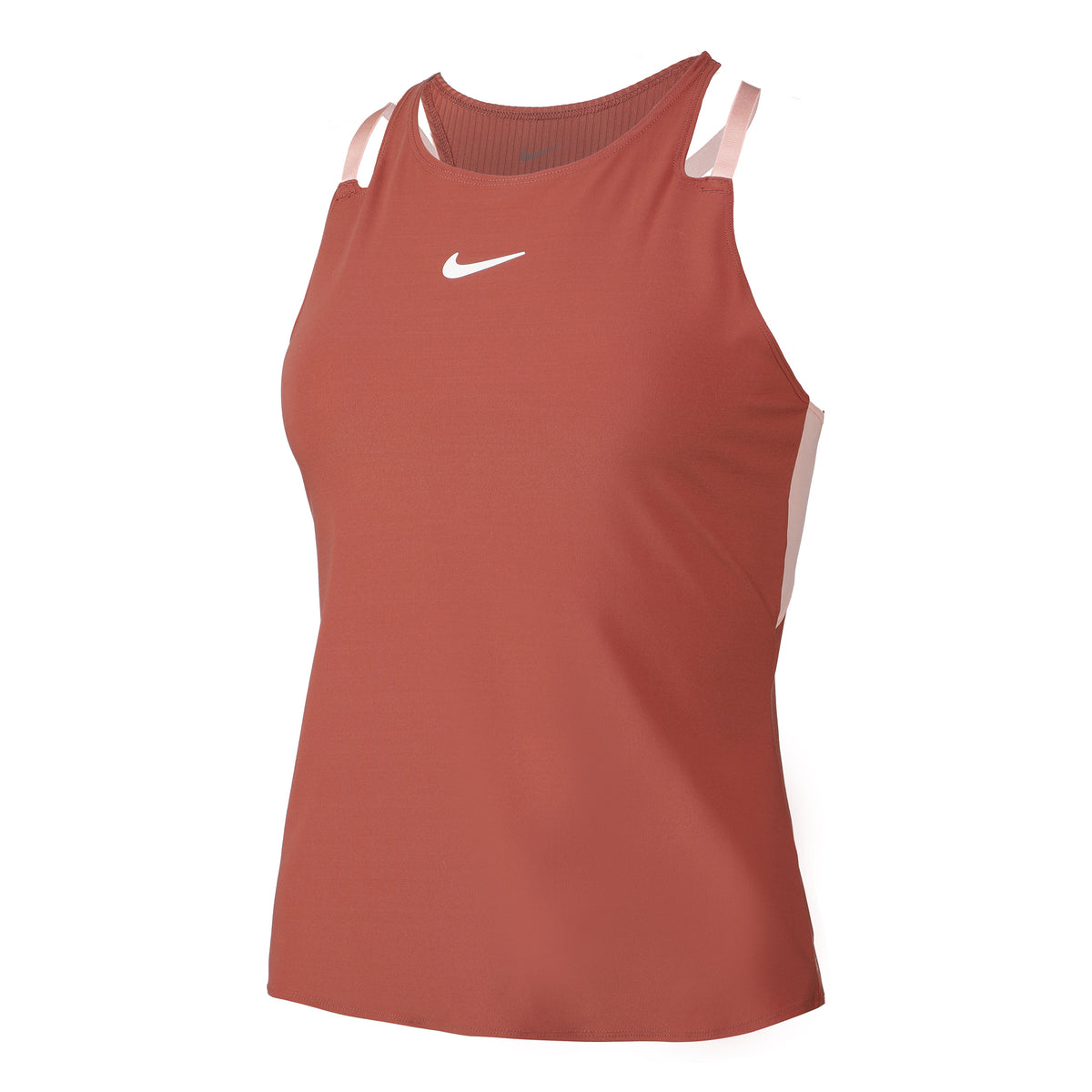 Nike Court Dri-Fit Tank top Kobiety - ciemnoczerwony, koral