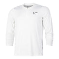 Court Dri-Fit Half-Zip Długi Rękaw Mężczyźni - biały,