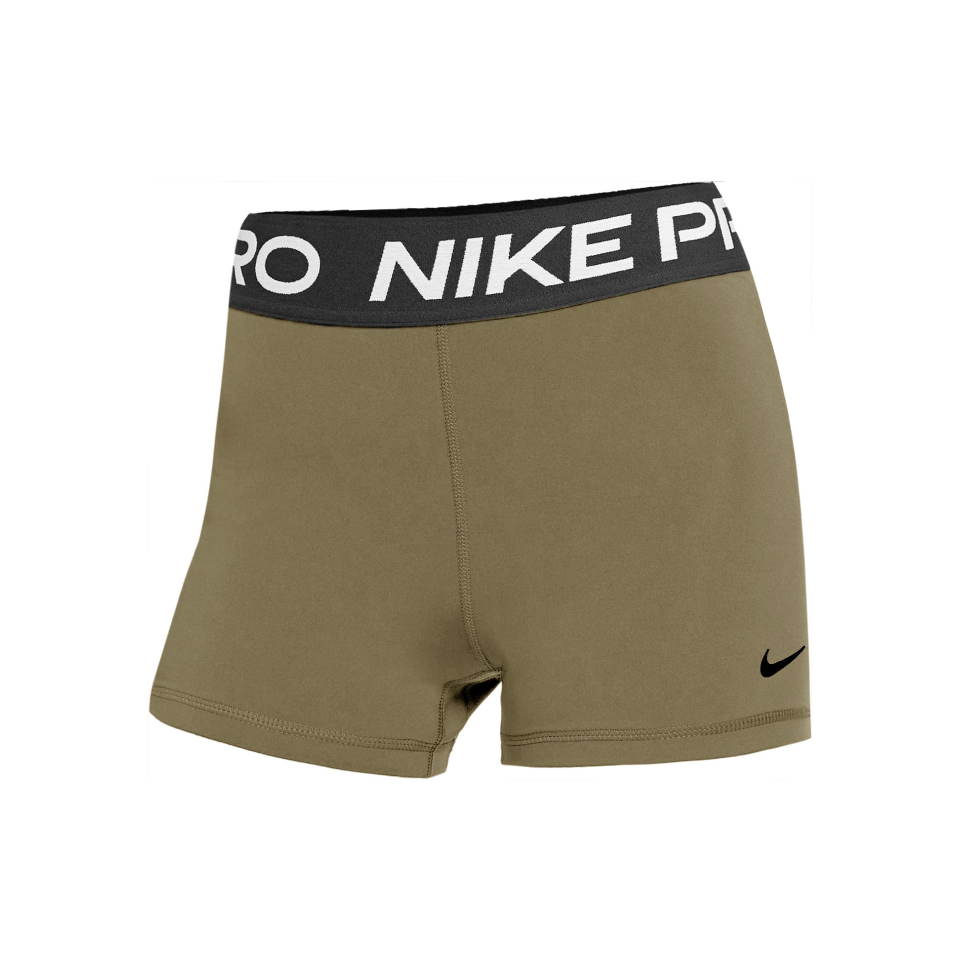 Nike Performance Pro 365 3in Spodenki na piłki Kobiety - oliwka, czarny