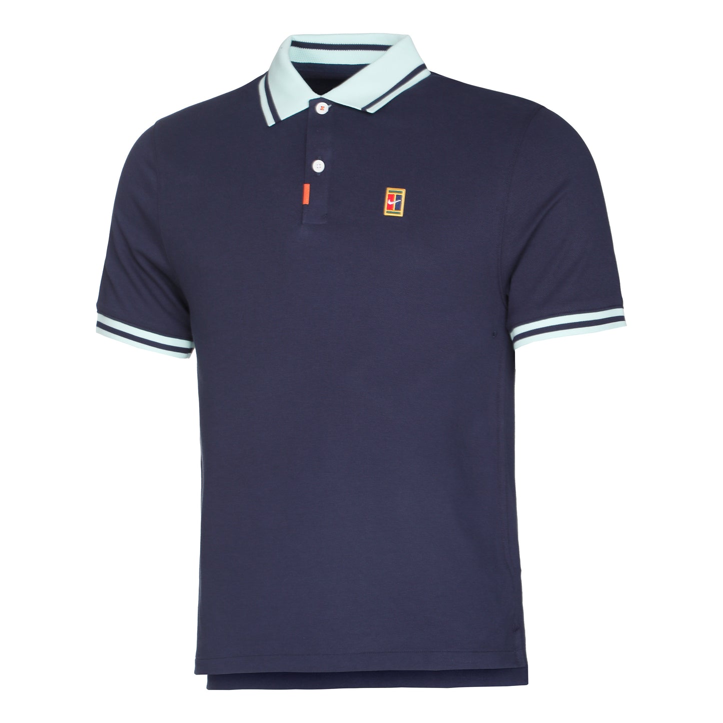 Nike Dri-Fit Heritage Slim 2 Polo Mężczyźni - ciemnoniebieski, mięta