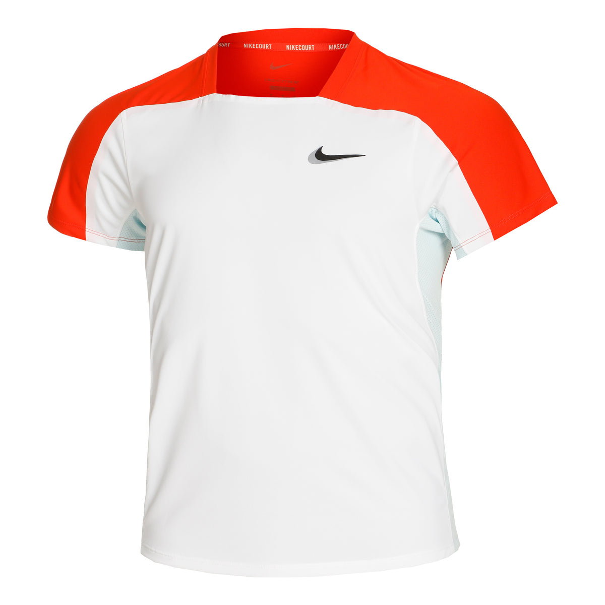 Nike Dri-Fit Slam Koszulka Mężczyźni - biały, pomarańczowy