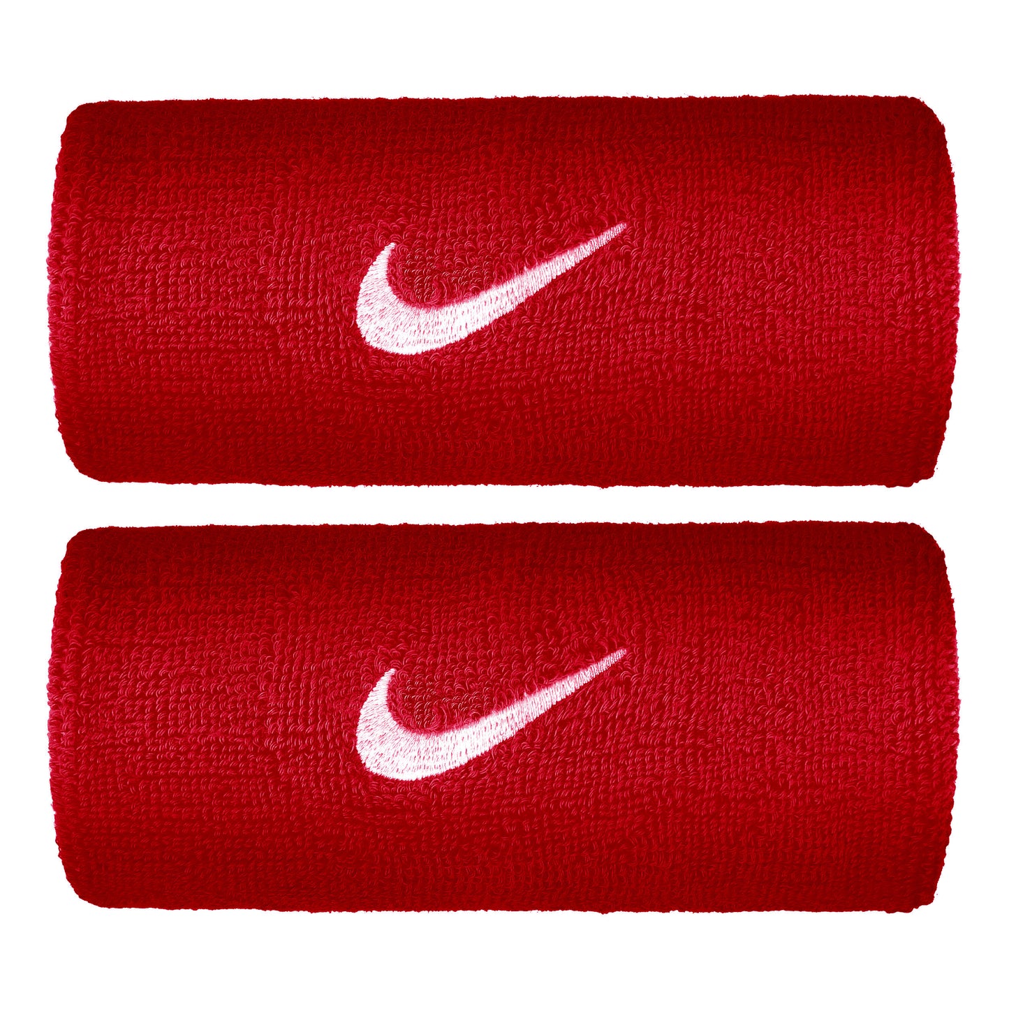 Nike Premier DW Opaska przeciwpotna Opakowanie 2 szt. długi - czerwony, biały