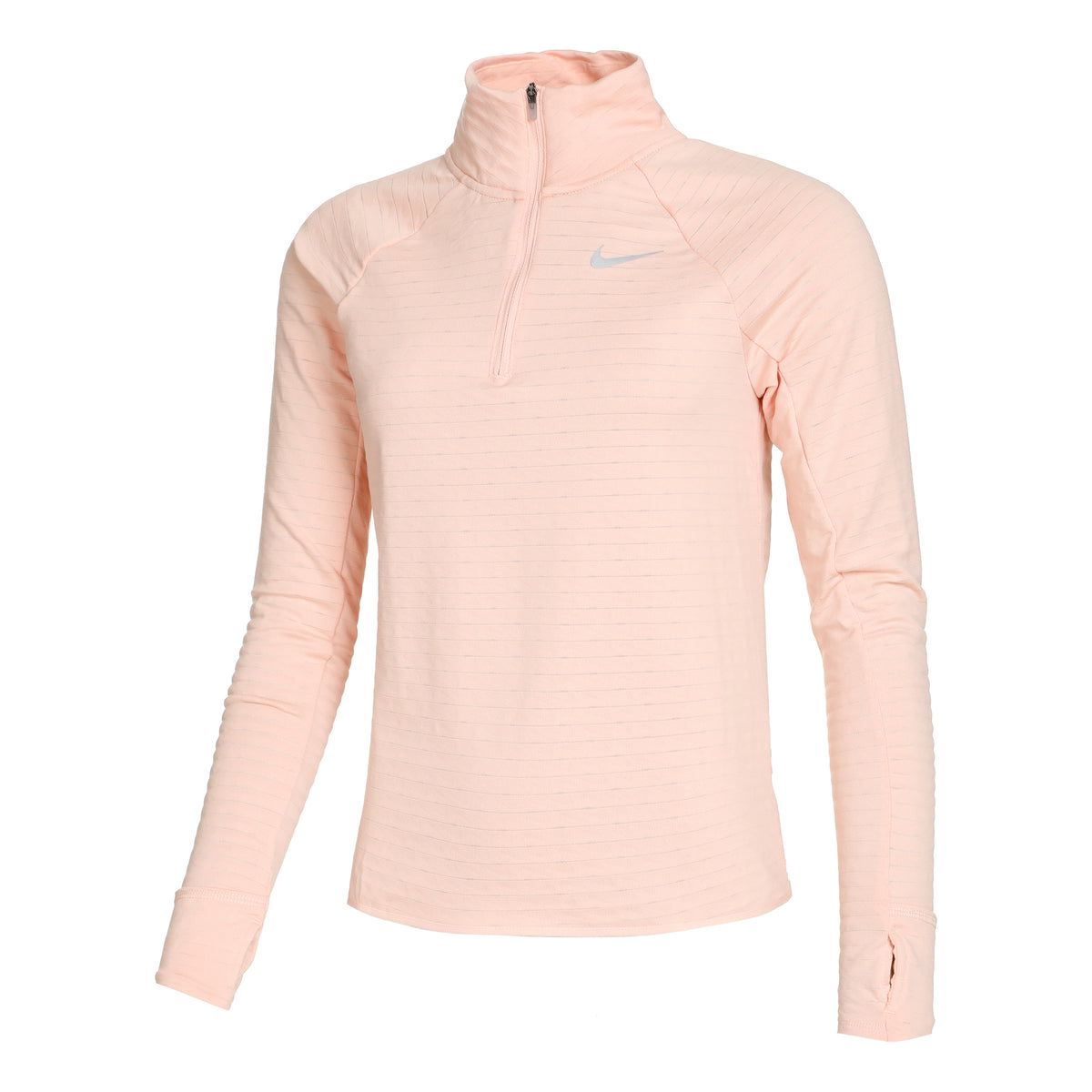 Nike Therma-Fit Element Half-Zip Top do biegania Kobiety - koral, szary