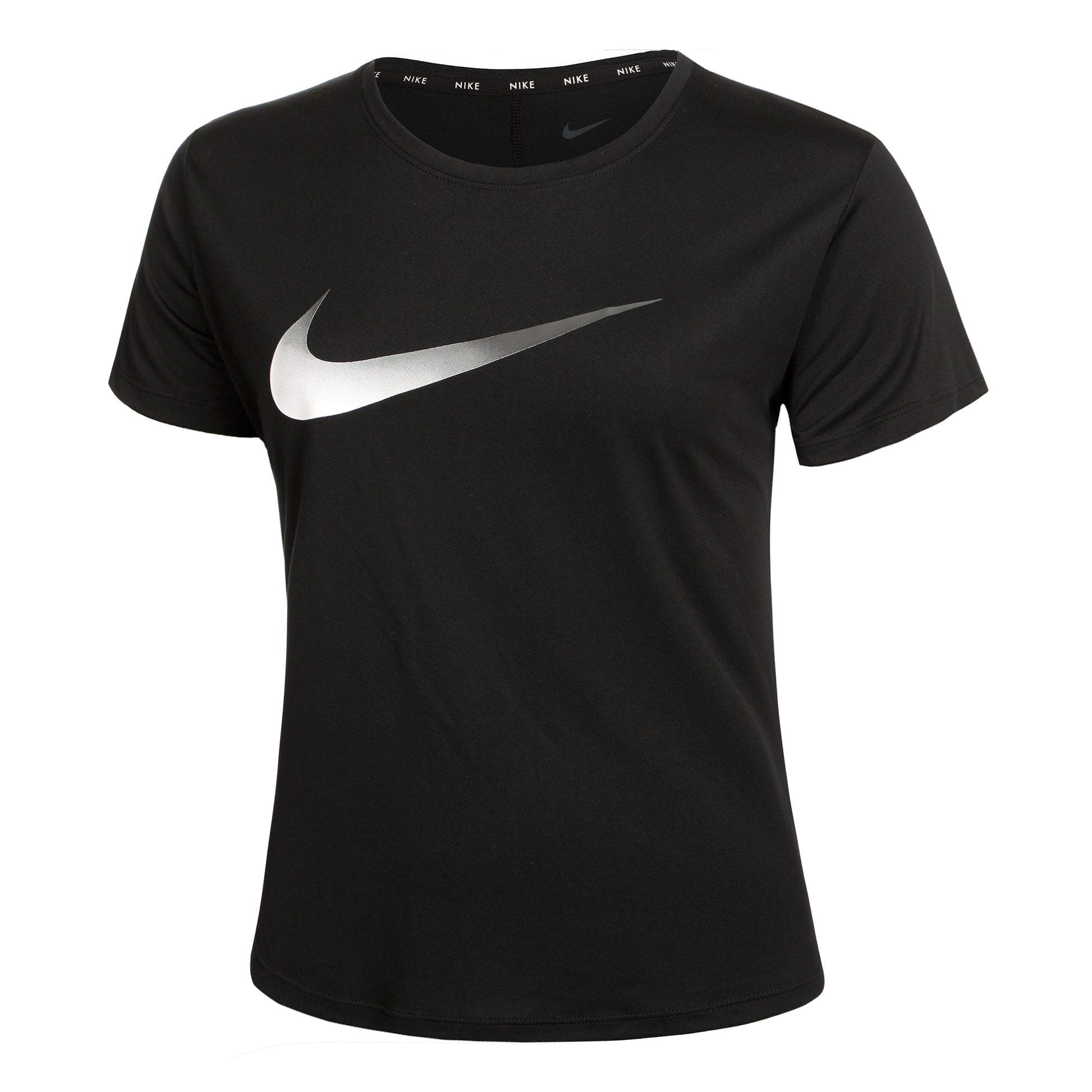 Nike Dri-Fit One Swoosh HBR Koszulka do biegania Kobiety - czarny,