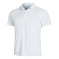 Dri-Fit Victory Court Solid Polo Mężczyźni - biały, jasnoszary