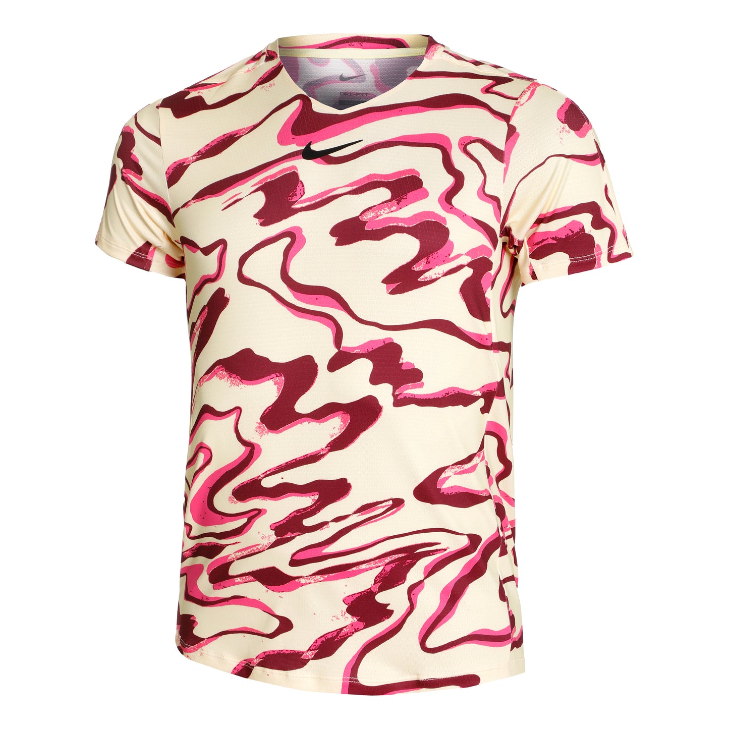 Nike Dri-Fit Court Print Koszulka Mężczyźni - żółty, wielokolorowy