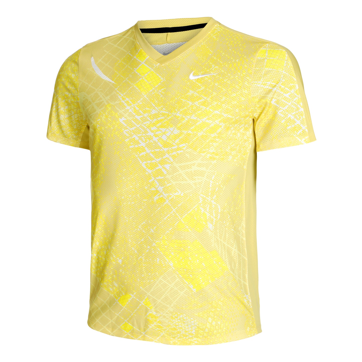 Nike Dri-Fit Court Novelty Koszulka Mężczyźni - żółty, biały