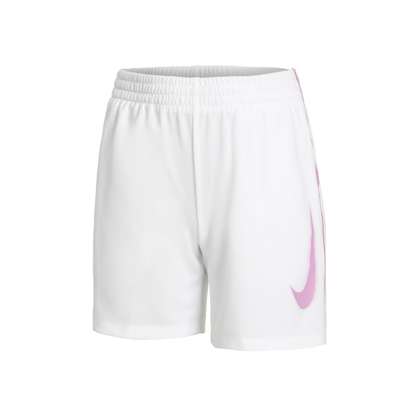 Nike Big Graphic Szorty Chłopcy - biały, fioletowy