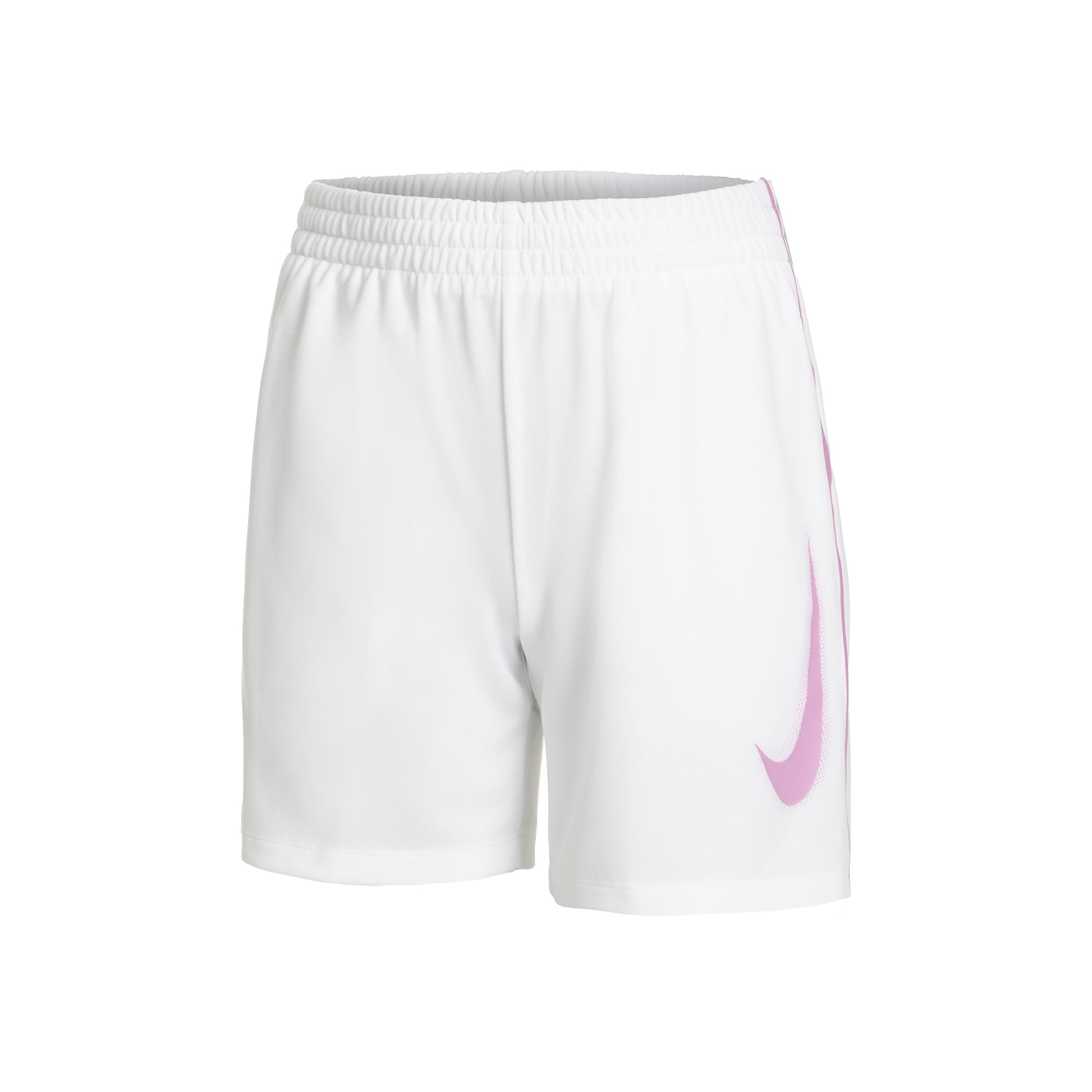 Nike Big Graphic Szorty Chłopcy - biały, fioletowy
