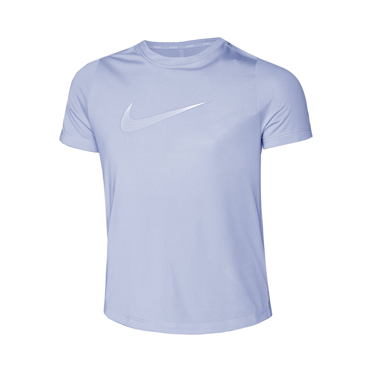 Nike Dri-Fit One GX Koszulka Dziewczynki - niebiesko-szary,