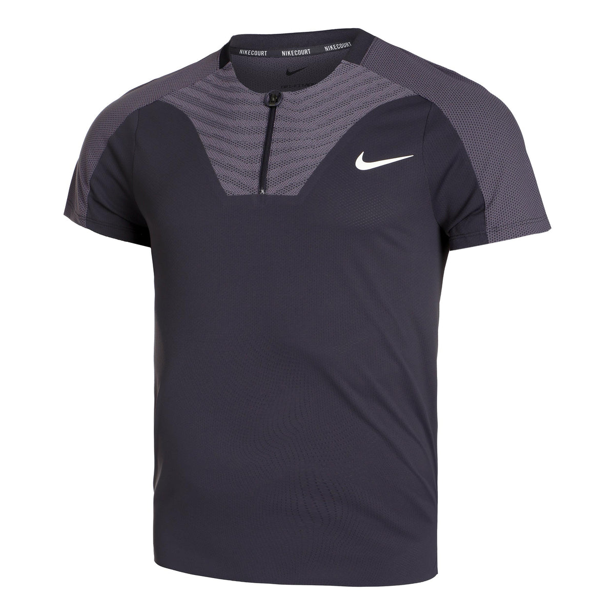 Nike Dri-Fit Court Slim UL RG Polo Mężczyźni - szary, liliowy