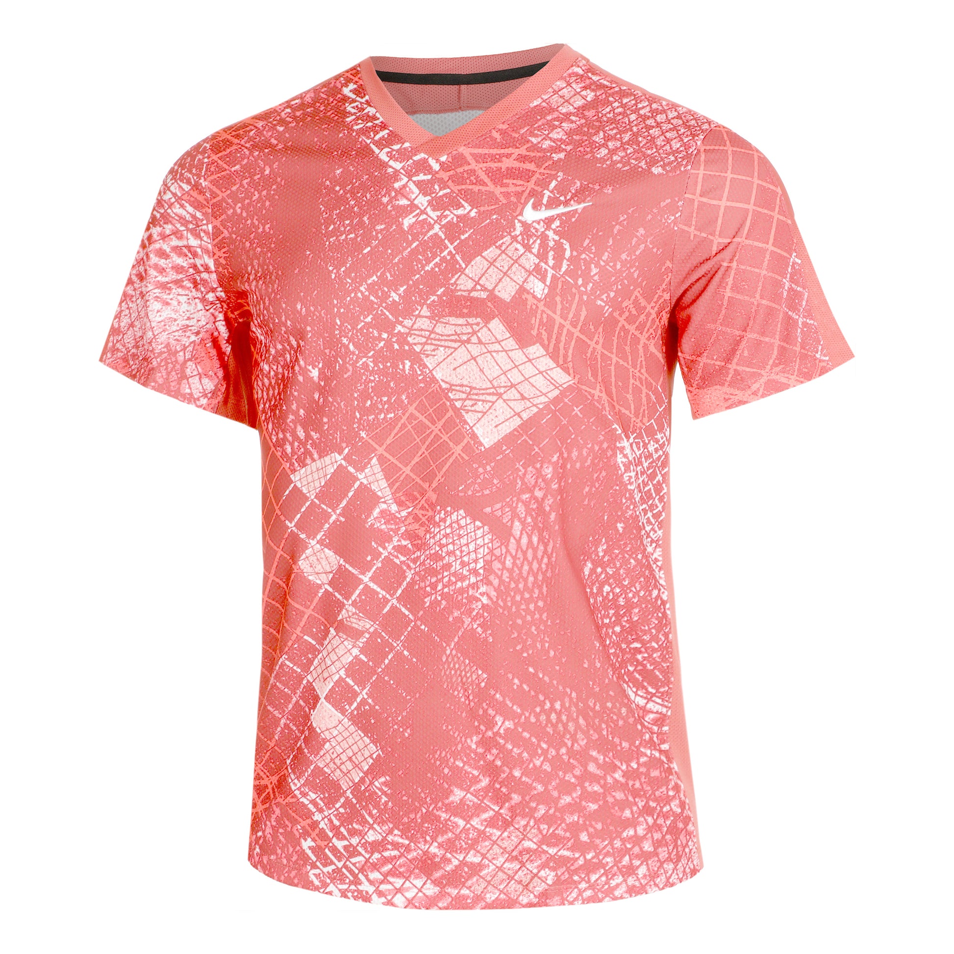 Nike Dri-Fit Court Novelty Koszulka Mężczyźni - pomarańczowy, biały