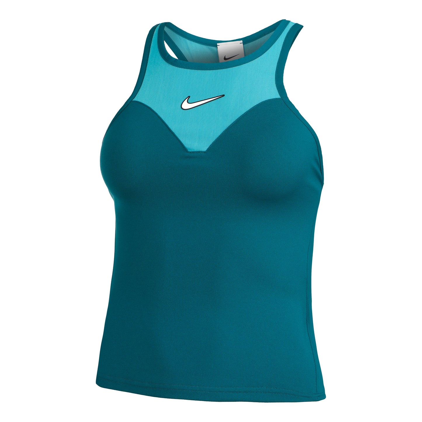 Nike Dri-Fit Court Slam Solid Tank top Kobiety - petrol, turkus