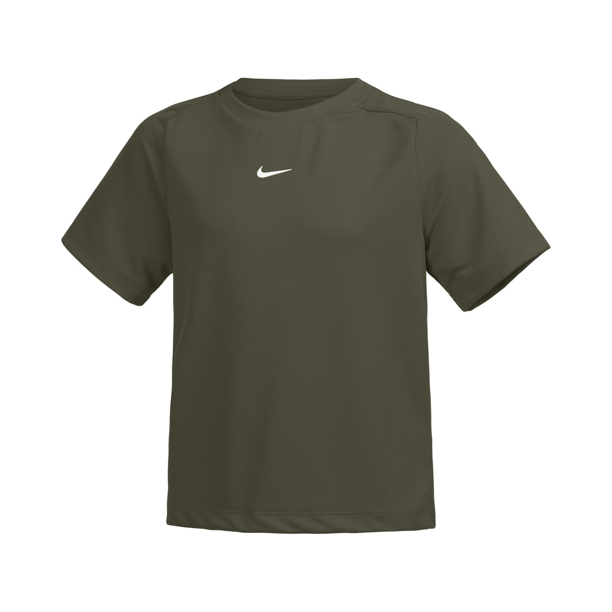 Nike Big Koszulka Chłopcy - oliwka,