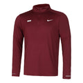 Dri-FIT Element Flash Half-Zip Koszulka do biegania Mężczyźni - czerwony, srebrny