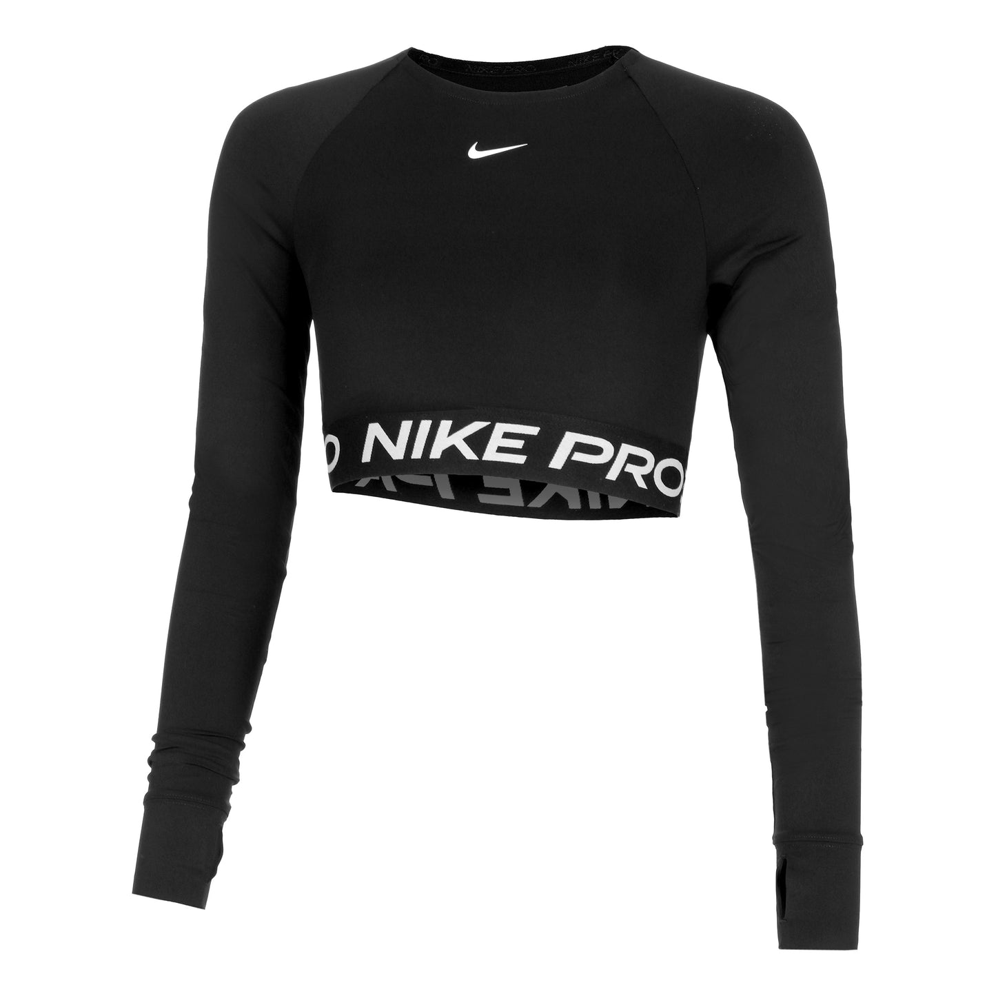 Nike Pro Dri-Fit 365 Crop Długi Rękaw Kobiety - czarny,