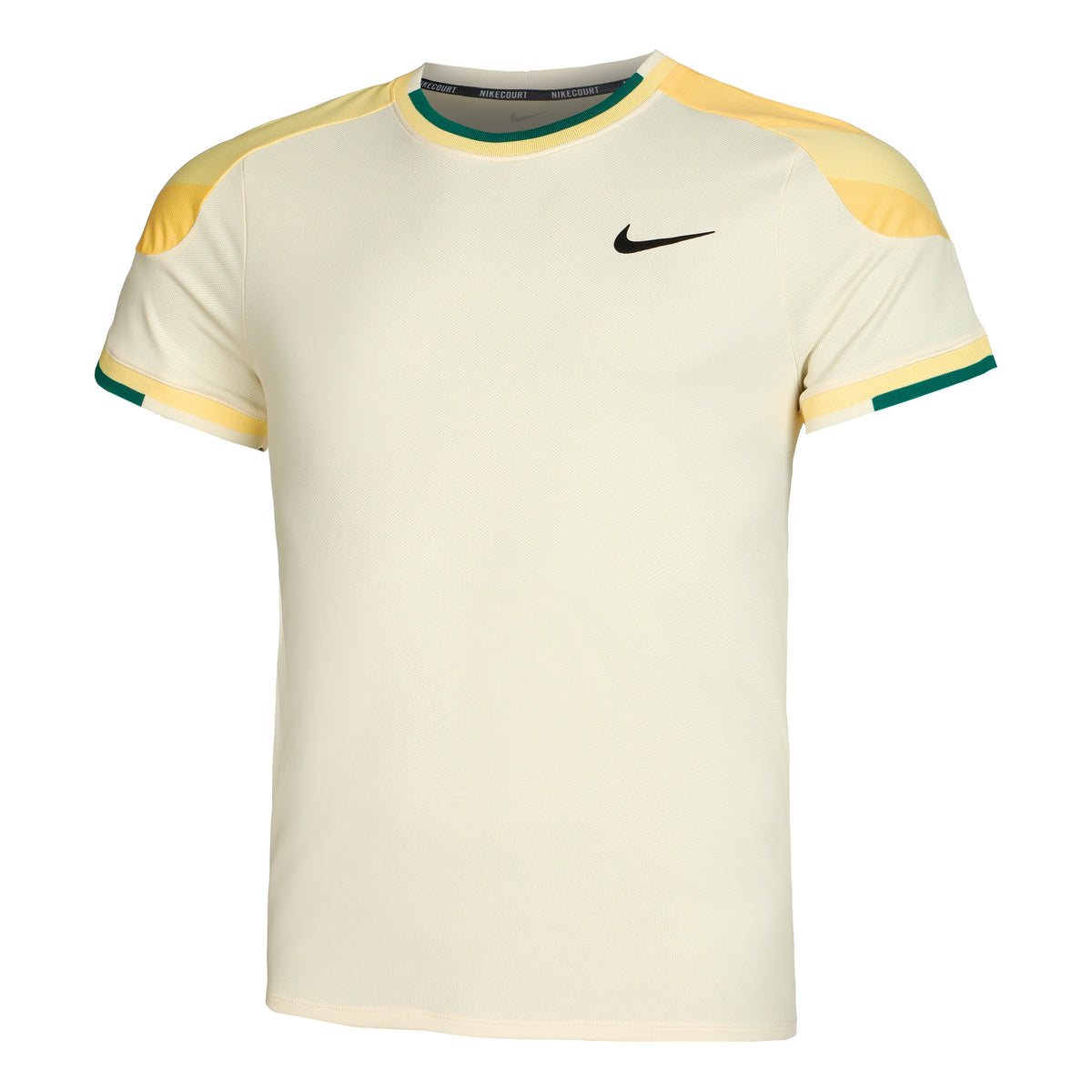 Nike Court Court Dri-Fit Slam Koszulka Mężczyźni - krem, wielokolorowy