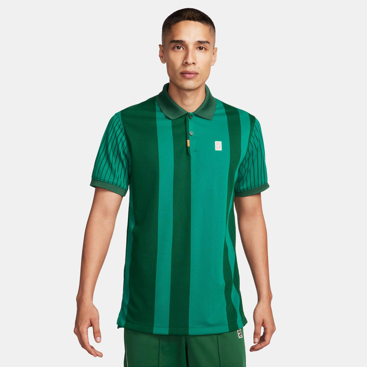 Nike Dri-Fit Heritage Polo Mężczyźni - zieleń,