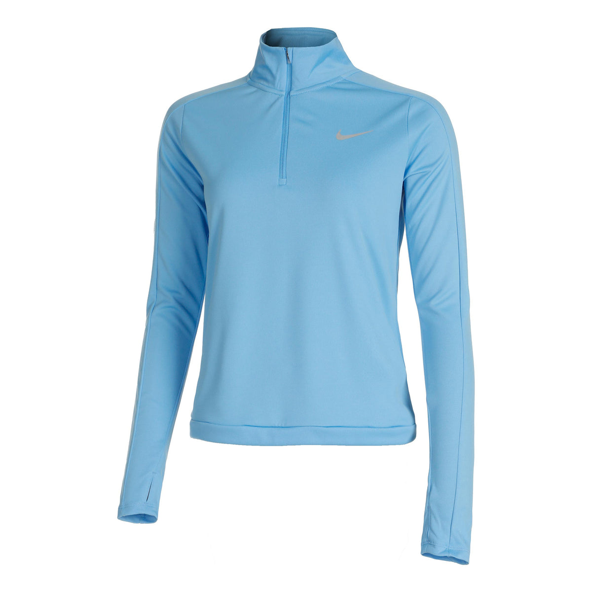 Nike Dri-Fit Pacer 1/4-Zip Długi Rękaw Kobiety - jasnoniebieski,