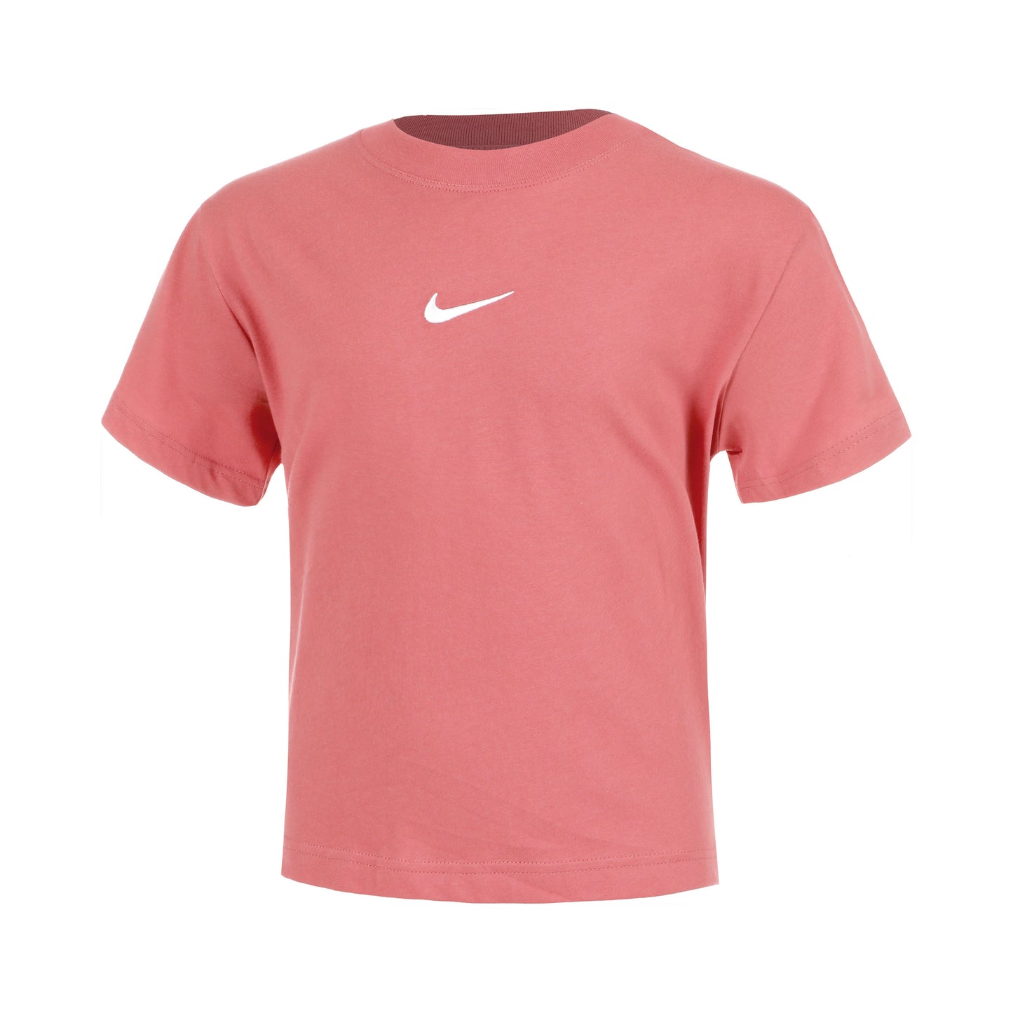 Nike New Sportswear Essential Boxy Koszulka Dziewczynki - koral,