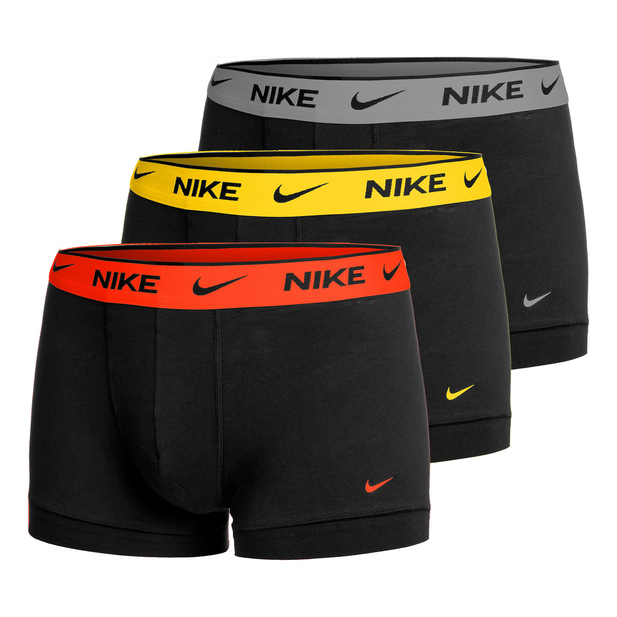 Nike E-Day Cotton Stretch Bokserki sportowe Opakowanie 3 szt. Mężczyźni - czarny, wielokolorowy