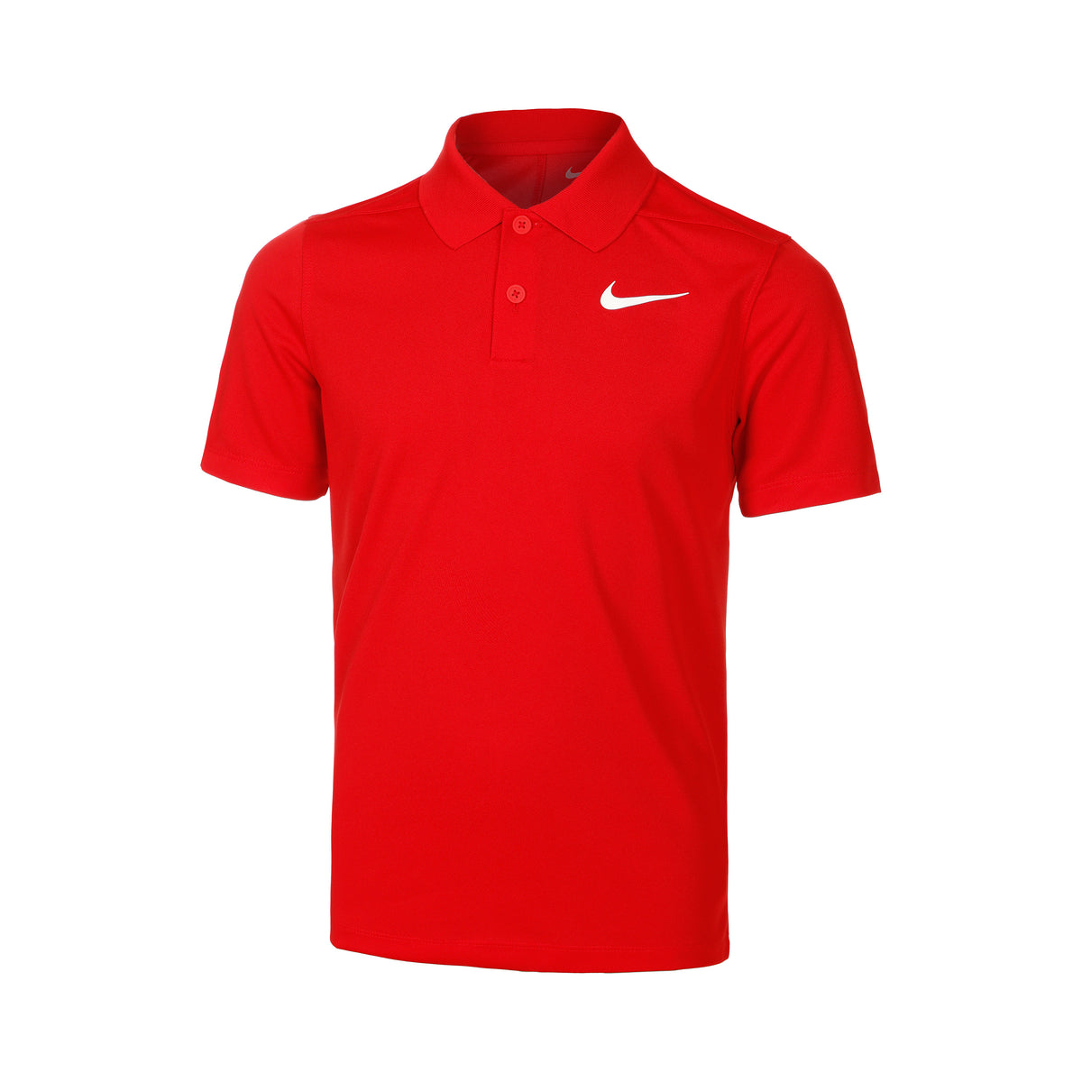 Nike Dri-Fit Victory Polo Chłopcy - czerwony,