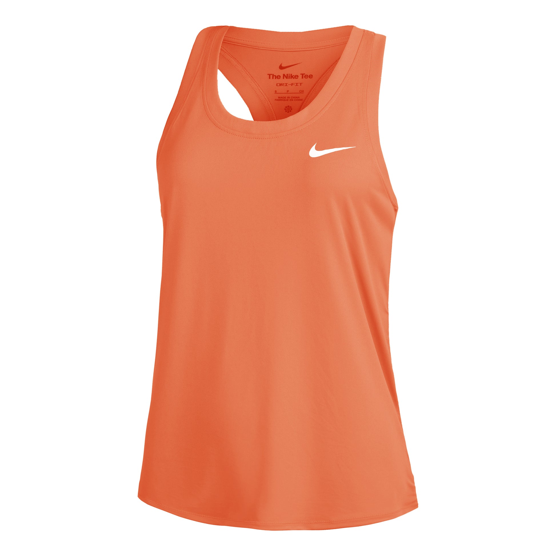 Nike Dri-Fit Regular Racerback Tank top Kobiety - pomarańczowy,