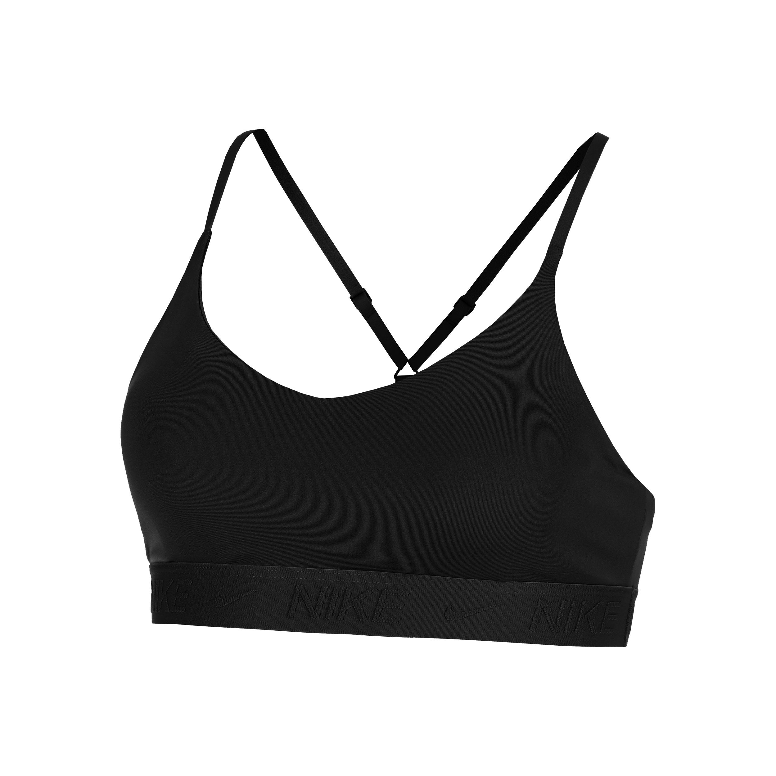 Nike Dri-Fit INDY LGT Support Stanik sportowy Kobiety-czarny