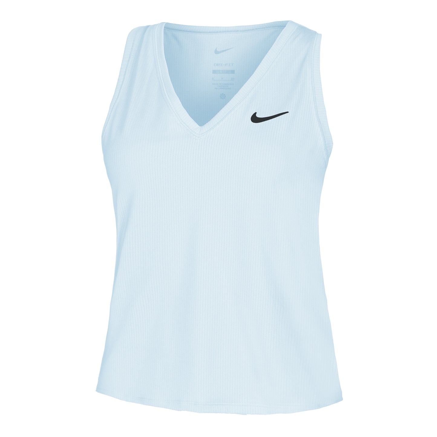 Nike Dri-Fit Victory Court Tank top Kobiety - jasnoniebieski, czarny