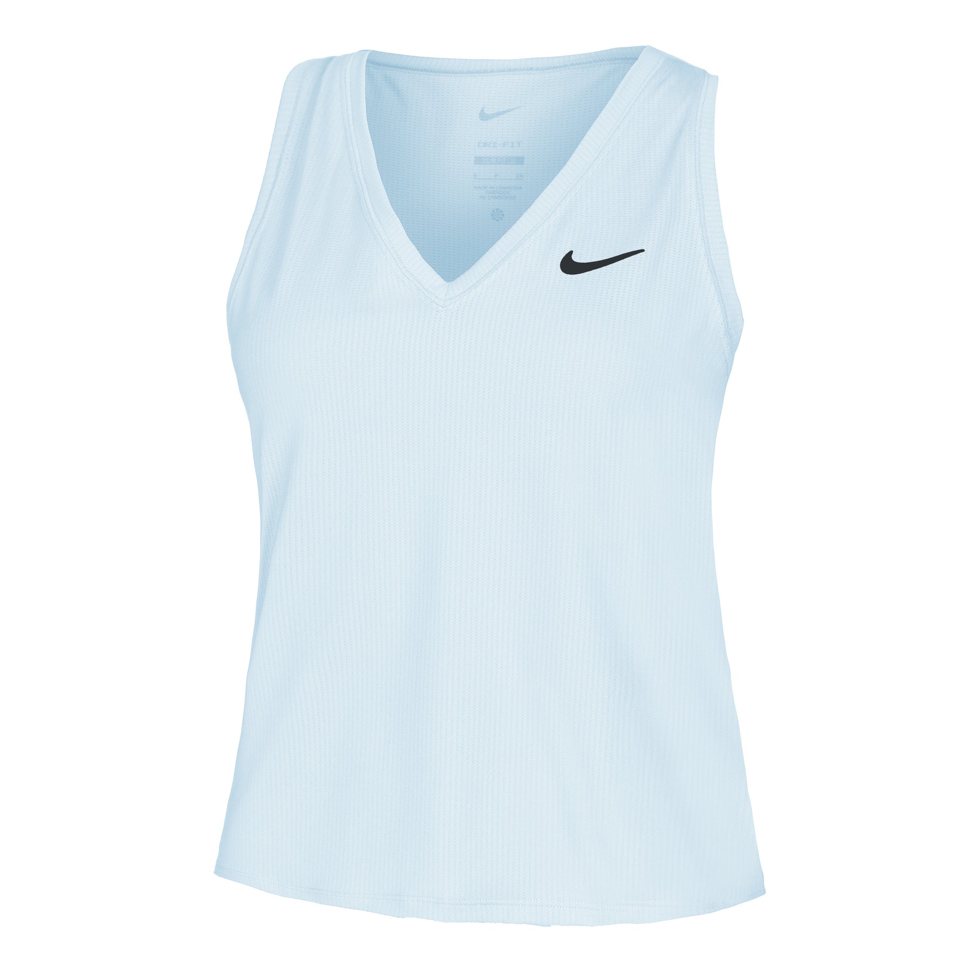 Nike Dri-Fit Victory Court Tank top Kobiety - jasnoniebieski, czarny