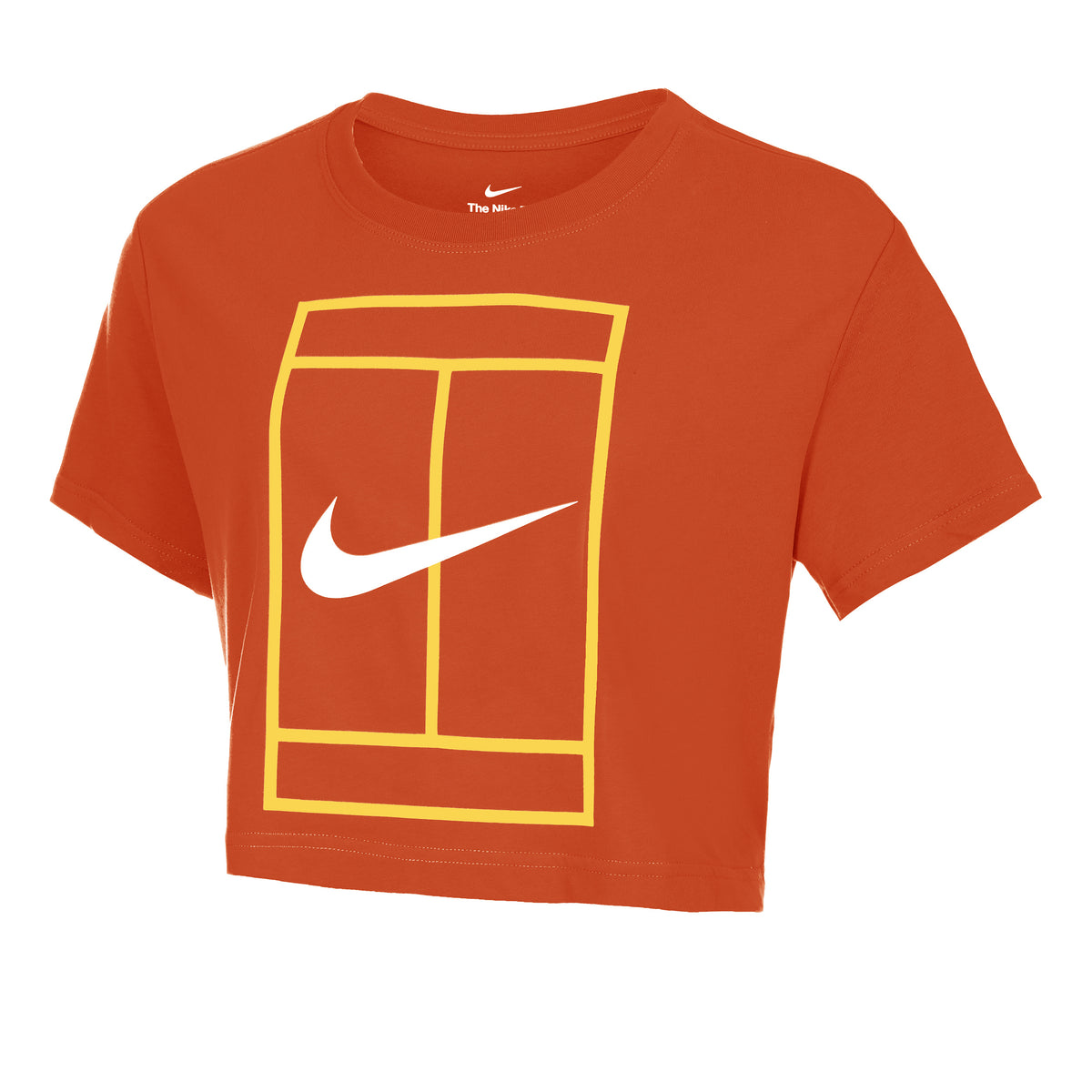Nike Dri-Fit Heritage Crop Koszulka Kobiety - rdza,