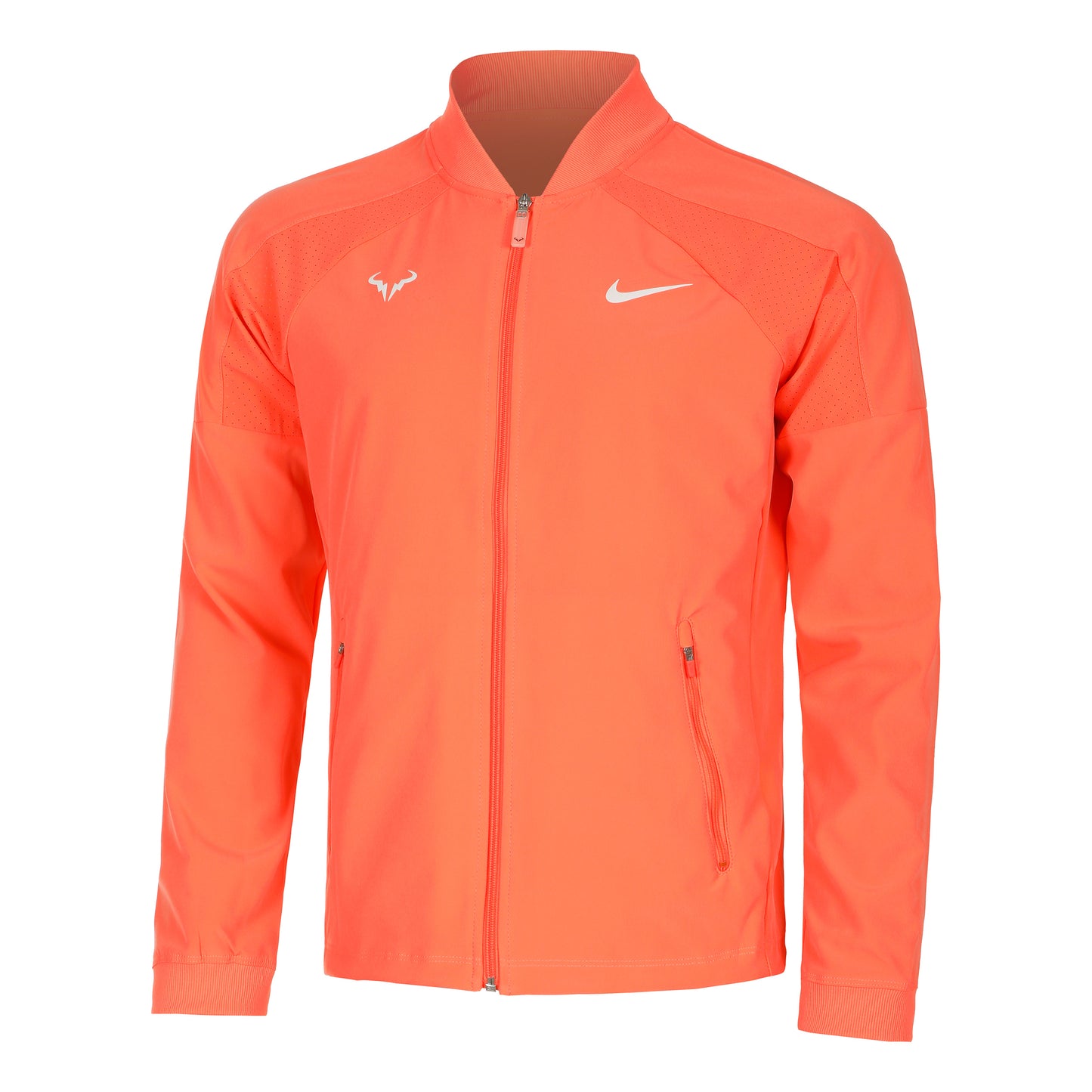 Nike Dri-Fit RAFA MNK Kurtka treningowa Mężczyźni - pomarańczowy, biały