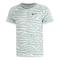 Court Dri-Fit Advantage Print Koszulka Mężczyźni - biały, zieleń