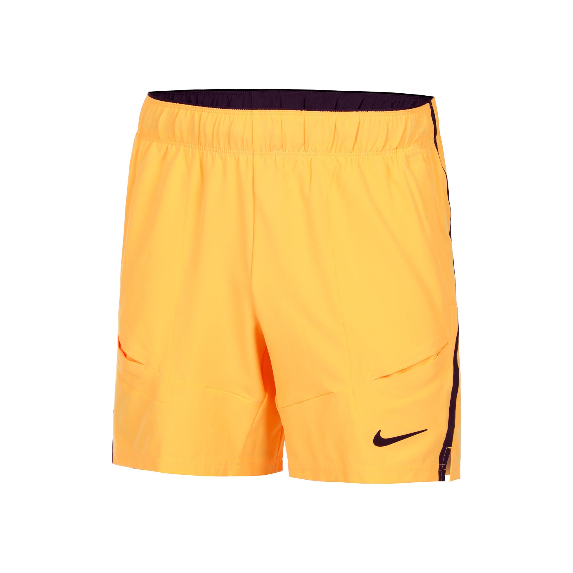 Nike Court Dri-Fit Advantage  7in Szorty Mężczyźni - pomarańczowy, czarny