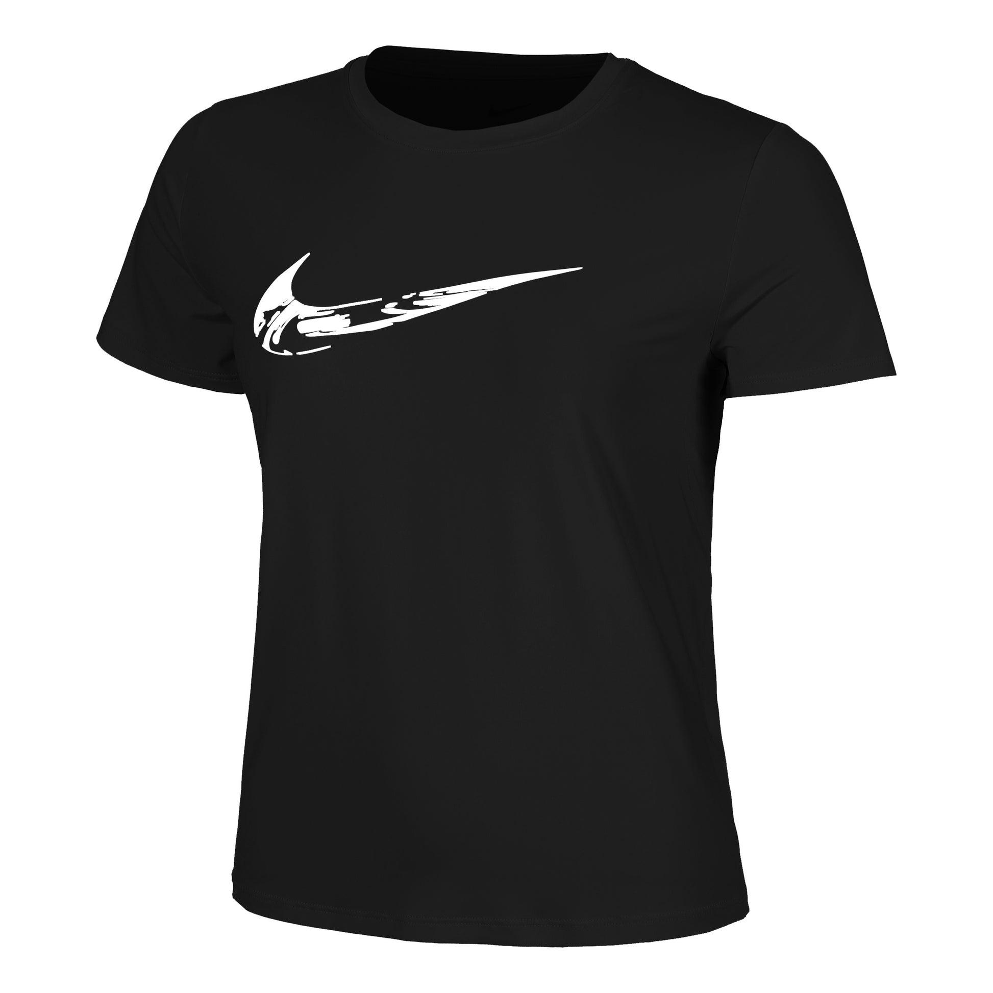 Nike Dri-Fit One Swoosh Koszulka do biegania Kobiety - czarny,