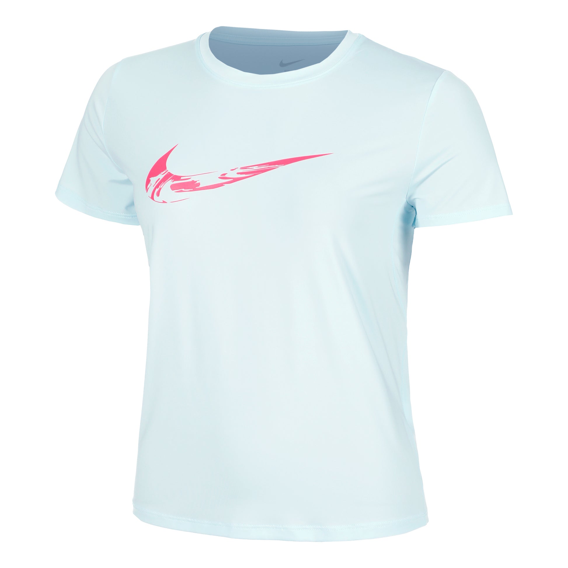 Nike Dri-Fit One Swoosh Koszulka do biegania Kobiety - jasnoniebieski,