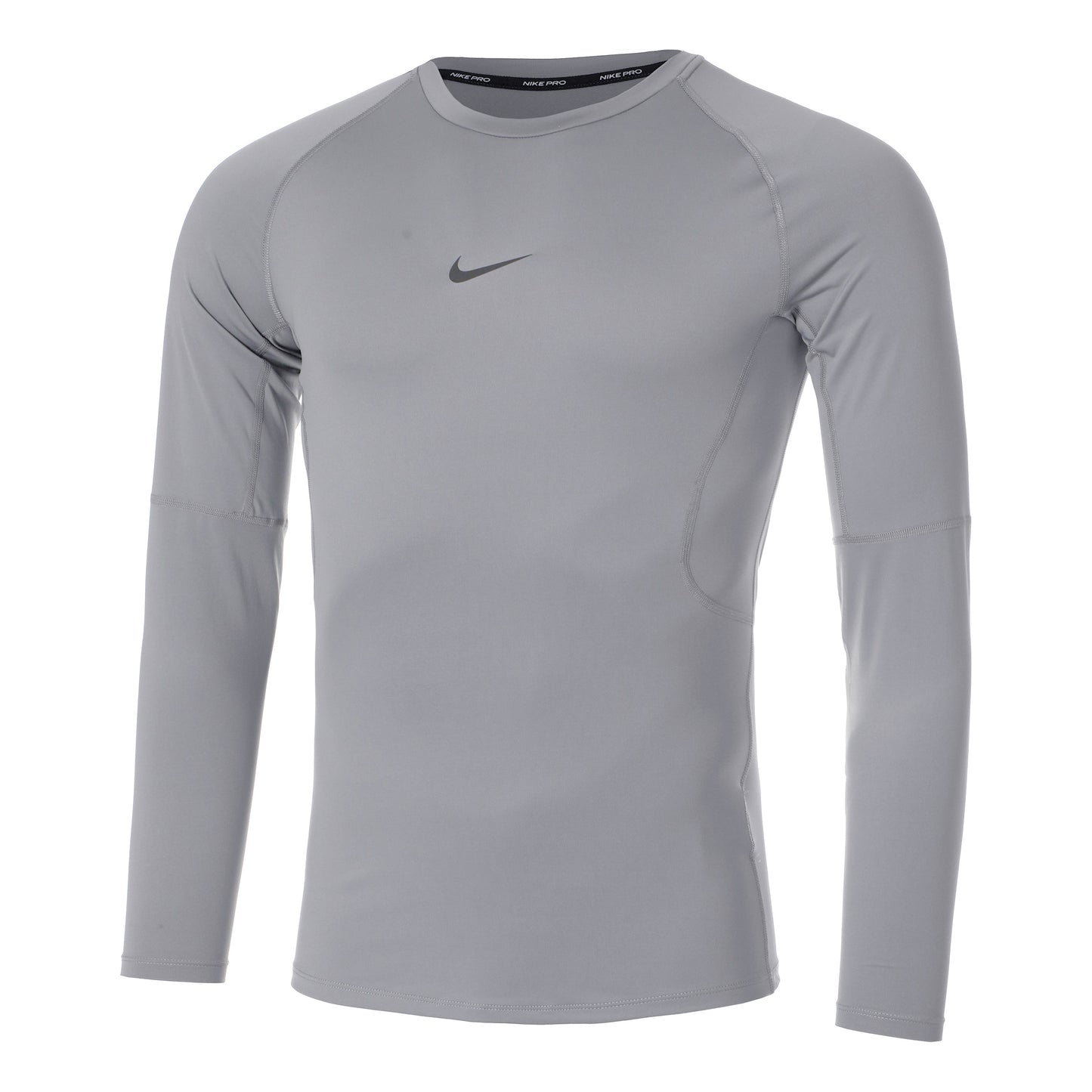 Nike Pro Długi Rękaw Mężczyźni-Jasnoszary