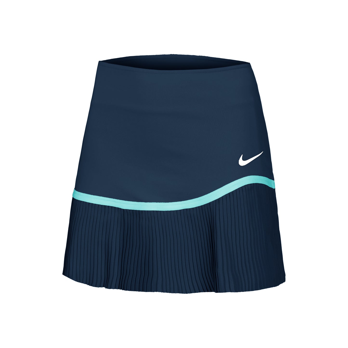 Nike Dri-Fit Advantage Pleated Spódnica Kobiety - ciemnoniebieski, turkus