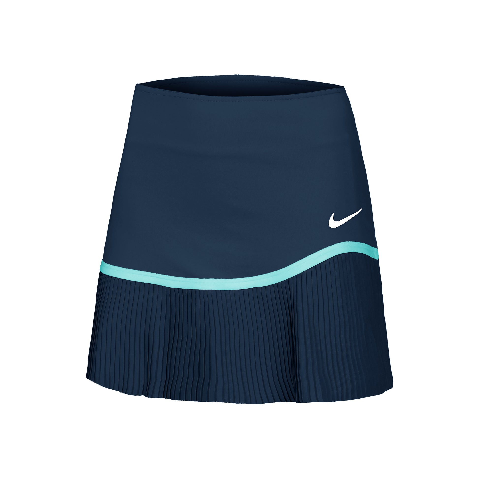 Nike Dri-Fit Advantage Pleated Spódnica Kobiety - ciemnoniebieski, turkus