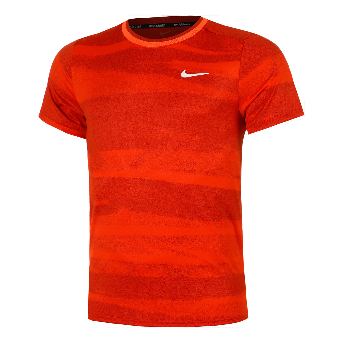 Nike Dri-Fit Advantage Print Koszulka Mężczyźni - czerwony,